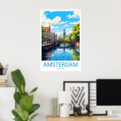 Amsterdam Skireisposter 2Vintage Park Nationaal Poster (Thuiskantoor)