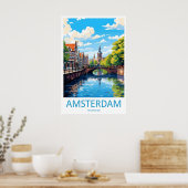 Amsterdam Skireisposter 2Vintage Park Nationaal Poster (Keuken)
