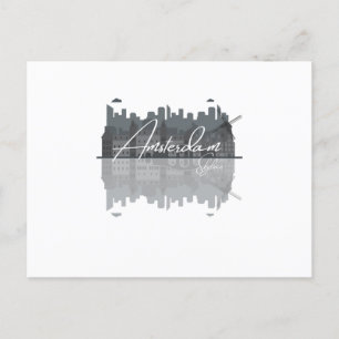 Amsterdam Skyline Briefkaart