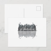 Amsterdam Skyline Briefkaart (Voorkant / Achterkant)