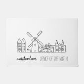 Amsterdam Skyline Deurmat (Voorkant)