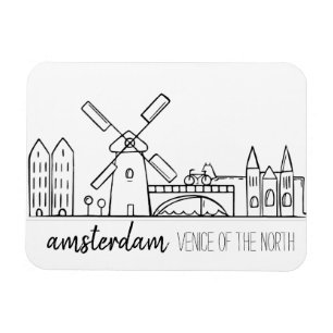 Amsterdam Skyline Magneet