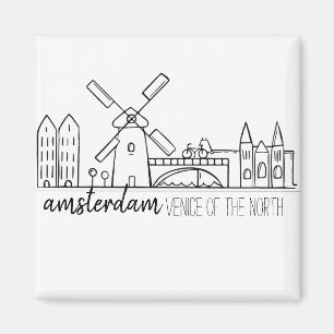 Amsterdam Skyline Magneet