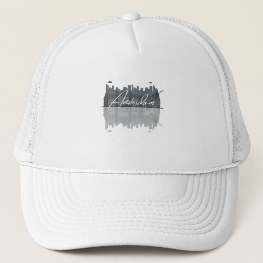 Amsterdam Skyline Trucker Pet (Voorkant)