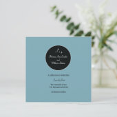 Amsterdam Sla de datum op: Poederblauw Save The Date (Staand voorkant)