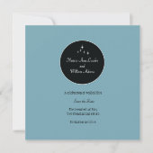 Amsterdam Sla de datum op: Poederblauw Save The Date (Voorkant)