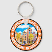 Amsterdam Sleutelhanger (Voorkant)