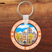 Amsterdam Sleutelhanger (Voorkant)