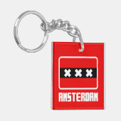 Amsterdam Sleutelhanger (Voorkant Links)