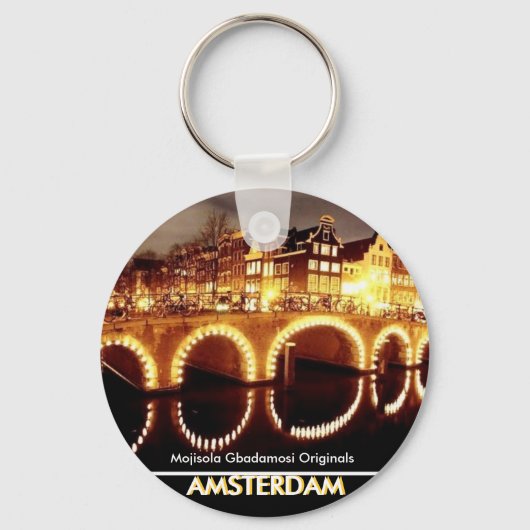 AMSTERDAM SLEUTELHANGER (Voorkant)