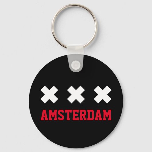Amsterdam Sleutelhanger (Voorkant)