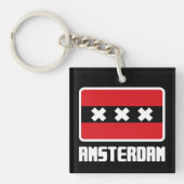 Amsterdam Sleutelhanger (Voorkant)