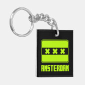 Amsterdam Sleutelhanger (Voorkant Links)