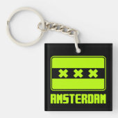 Amsterdam Sleutelhanger (Voorkant)
