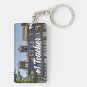 Amsterdam Sleutelhanger Windmill Canal House (achterkant)