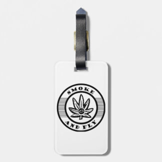 amsterdam smoke and fly bagagelabel