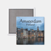 Amsterdam Souvenir Magneet (Voorkant / Achterkant)