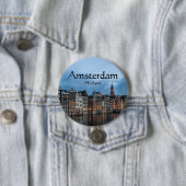 Amsterdam Souvenir Ronde Button 7,6 Cm (In situ)