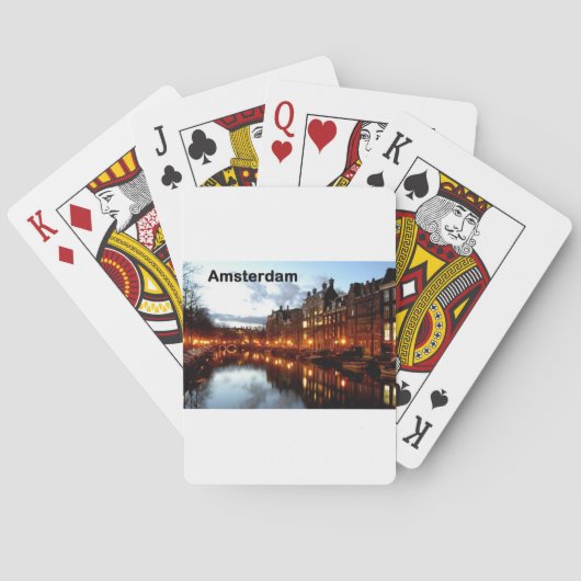 Amsterdam (St.K.) Pokerkaarten (Achterkant)