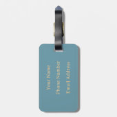 Amsterdam Stad Decal Bagagelabel (Achterkant verticaal)