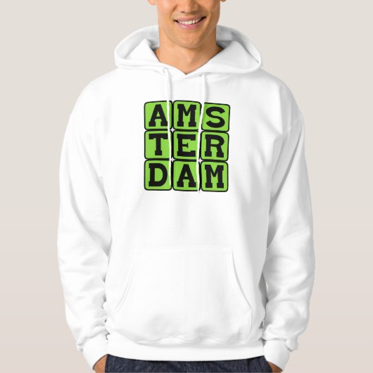 Amsterdam, Stad in Nederland Hoodie (Voorkant)