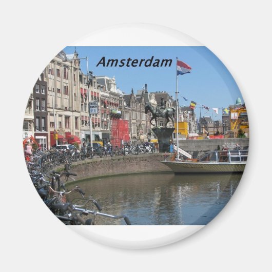 Amsterdam -Stad-[kan.k]. Magneet (Voorkant)