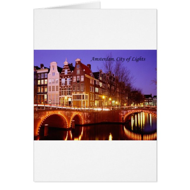 Amsterdam, stad Lights (door St.K.) (Voorkant)