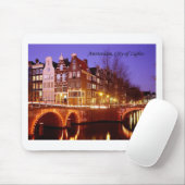 Amsterdam, stad Lights (door St.K.) Muismat (Met muis)