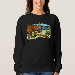 Amsterdam Stad Nederland souvenir voor mannen vrou Trui