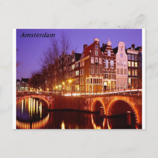 Amsterdam-Stad van lichten [kan.k]. Briefkaart