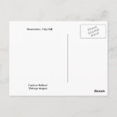  Amsterdam, stadhuis Briefkaart (Achterkant)