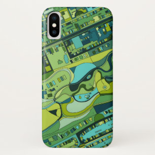 Amsterdam Stadsstructuurkaart Case-Mate iPhone Case