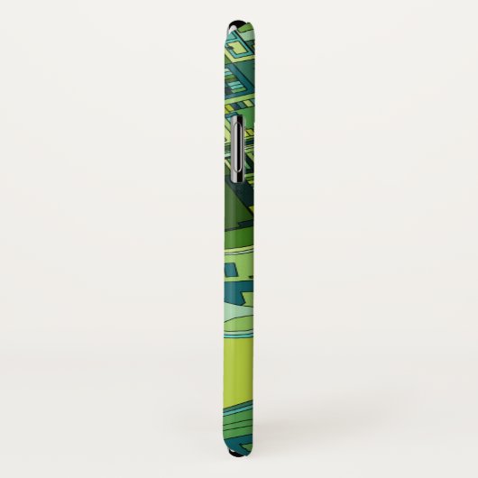 Amsterdam Stadsstructuurkaart Case-Mate iPhone Case (Achterkant / rechts)