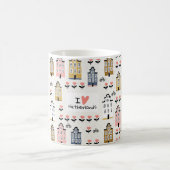 Amsterdam stedenbouwkunde fietst tulpen naadloos koffiemok (Center)