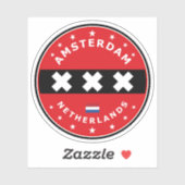 Amsterdam Sticker (Vel)
