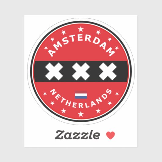 Amsterdam Sticker (Vel)