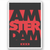 Amsterdam Sticker (Voorkant)