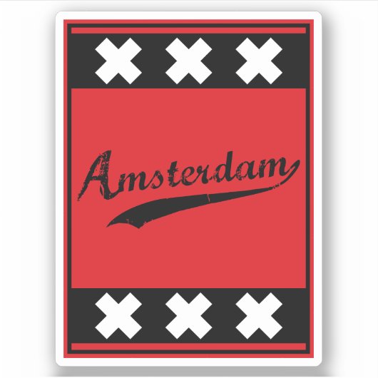 Amsterdam Sticker (Voorkant)