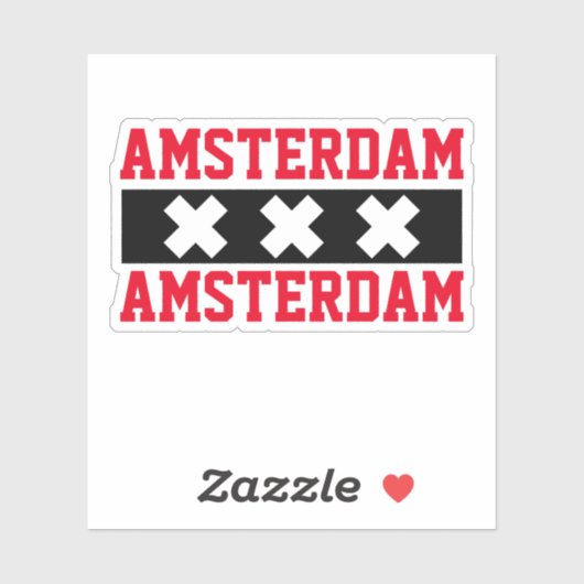 Amsterdam Sticker (Vel)
