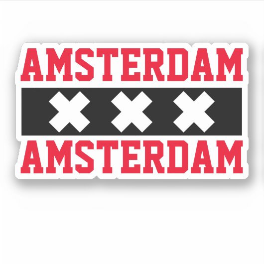 Amsterdam Sticker (Voorkant)