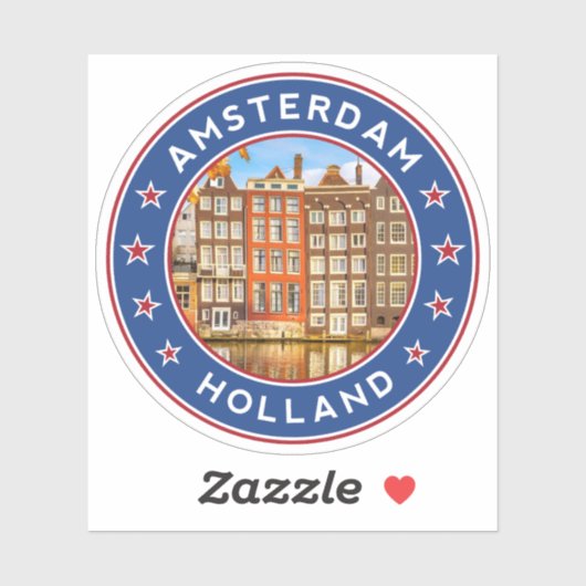 Amsterdam Sticker (Vel)