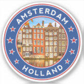 Amsterdam Sticker (Voorkant)