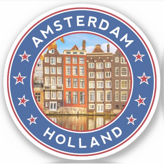Amsterdam Sticker (Voorkant)