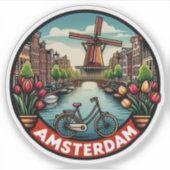 Amsterdam Sticker (Voorkant)