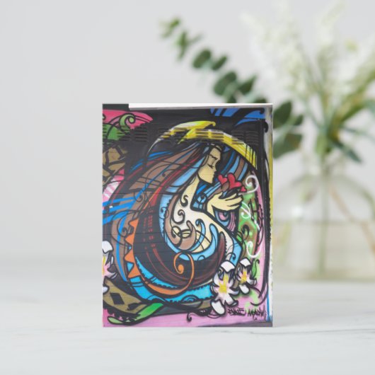 Amsterdam Street Art Briefkaart (Staand voorkant)