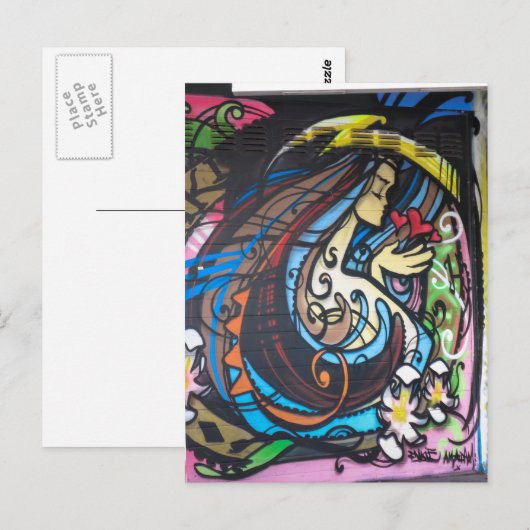 Amsterdam Street Art Briefkaart (Voorkant / Achterkant)