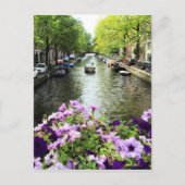 Amsterdam Summer Canal Briefkaart (Voorkant)