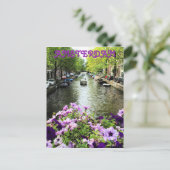 Amsterdam Summer Canal Briefkaart (Staand voorkant)