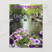 Amsterdam Summer Canal Briefkaart (Voorkant)