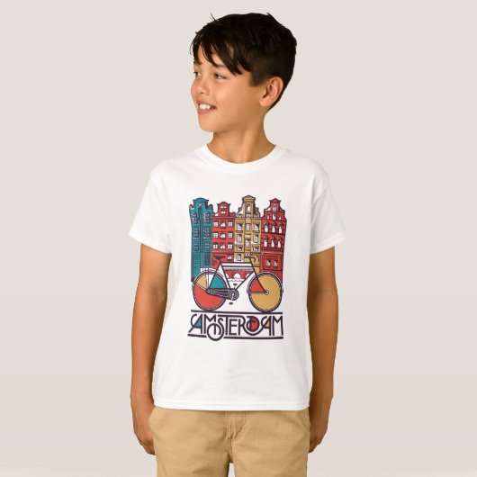 Amsterdam T-shirt (Voorkant volledig)
